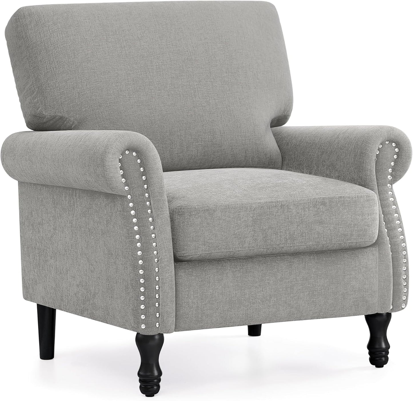 Oversized Living Room Chair with Upholstered Arm