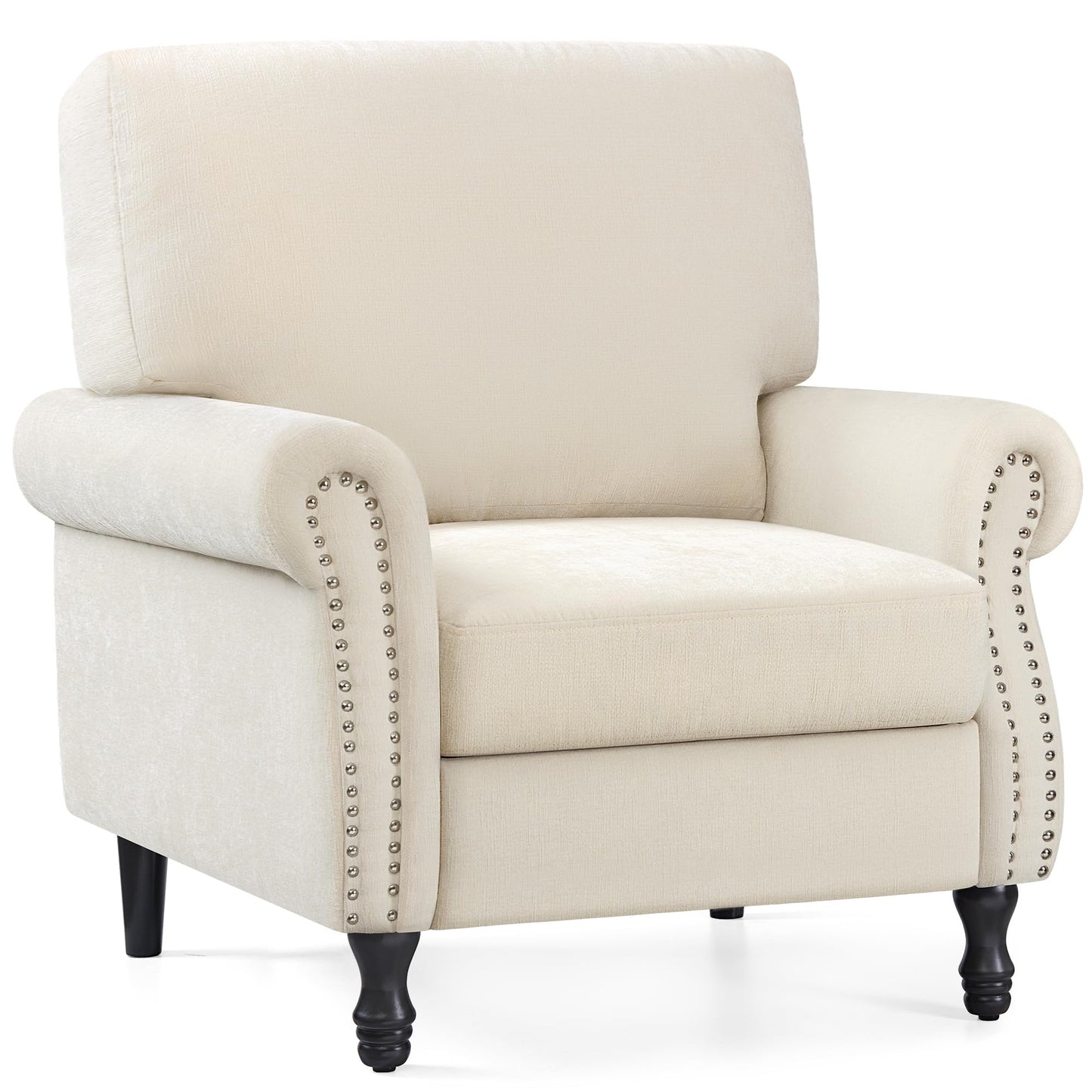 Oversized Living Room Chair with Upholstered Arm