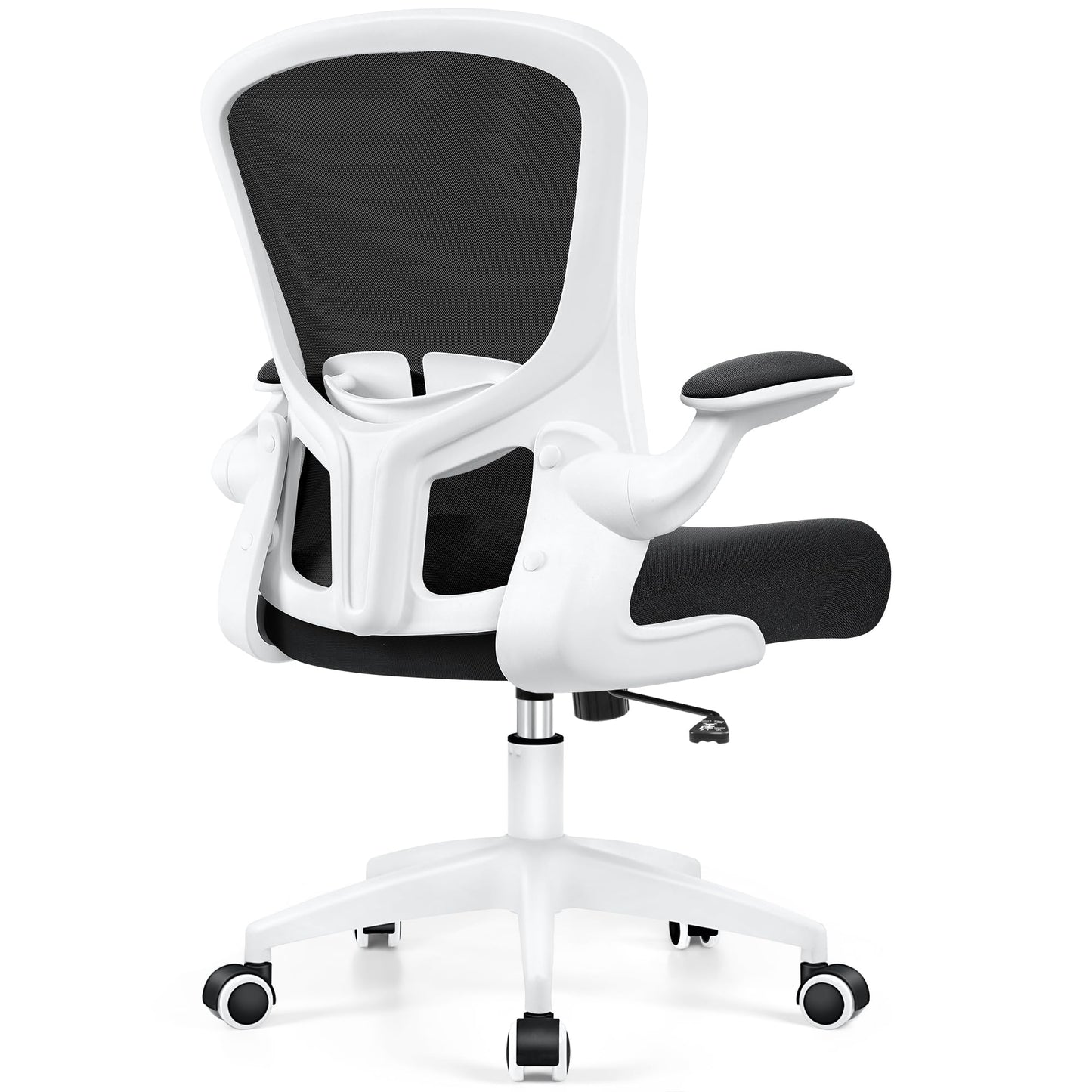 Ergonomic Desk Chair with Lumbar Support and Flip-up Armrest