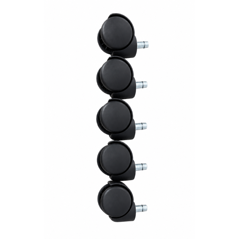Brick Attic Office Chair Replacement Quiet Rubber Caster Wheels Set of 5