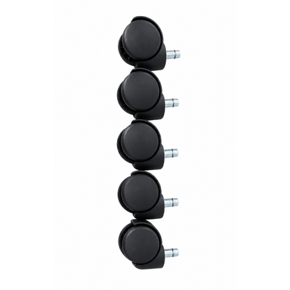 Brick Attic Office Chair Replacement Quiet Rubber Caster Wheels Set of 5