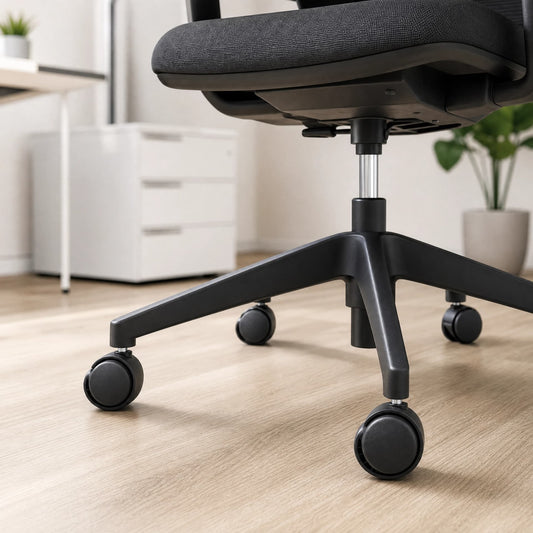 Brick Attic Office Chair Replacement Quiet Rubber Caster Wheels Set of 5